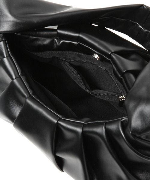 PAGEBOY（ページボーイ）の「ワンハンドルギャザーバッグ（ハンドバッグ・レディース・ブラック/グリーン・FREE）」の14枚目の写真