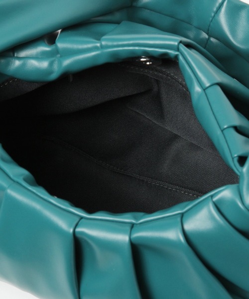 PAGEBOY（ページボーイ）の「ワンハンドルギャザーバッグ（ハンドバッグ・レディース・ブラック/グリーン・FREE）」の16枚目の写真