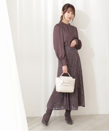 PROPORTION BODY DRESSING | 【美人百花11月号 掲載商品】<E>微配色モールレースマーメイドSK / 1211227001(スカート)