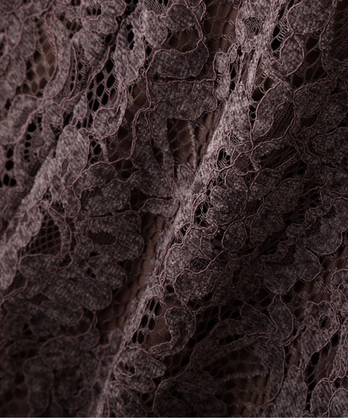 PROPORTION BODY DRESSING（プロポーションボディドレッシング）の「【美人百花11月号 掲載商品】＜Ｅ＞微配色モールレースマーメイドＳＫ / 1211227001（スカート・レディース・パープル/ダークグレー/グレー・MEDIUM/SMALL）」の12枚目の写真