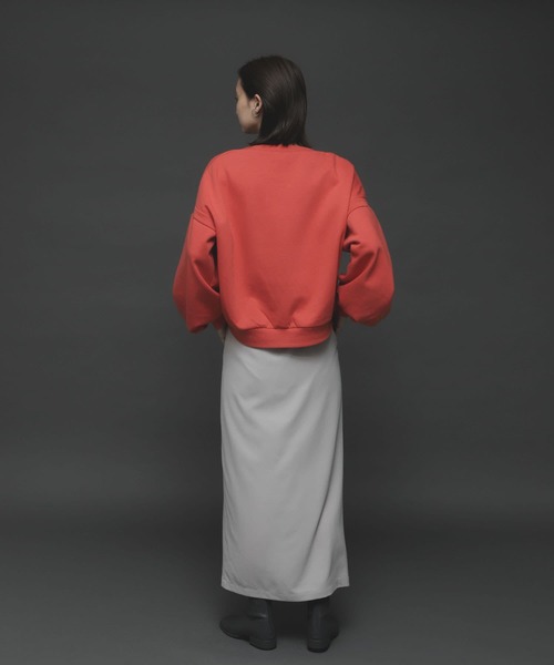 SENSE OF PLACE by URBAN RESEARCH（センスオブプレイスバイアーバンリサーチ）の「『TALLサイズあり』ジョーゼットハイウエストラップスカート（スカート・レディース・ブラック/パープル/ブラウン/ライトベージュ・SMALL/MEDIUM/TALL）」の8枚目の写真