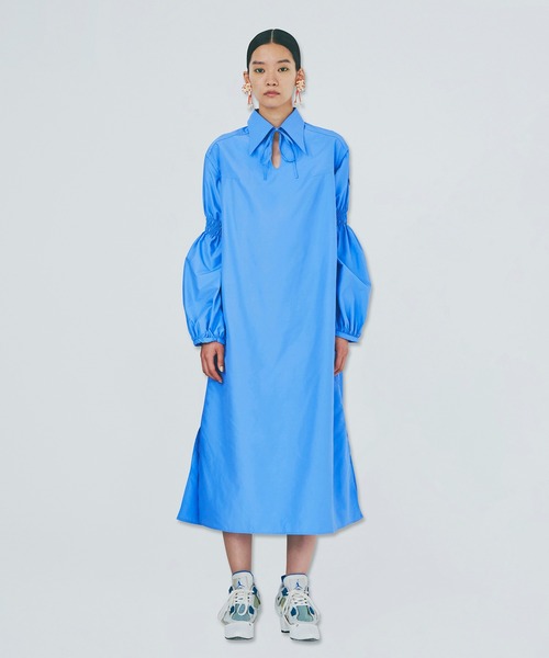 NON TOKYO（ノントーキョー）の「GATHER SLEEVE SHIRT ONE-PIECE