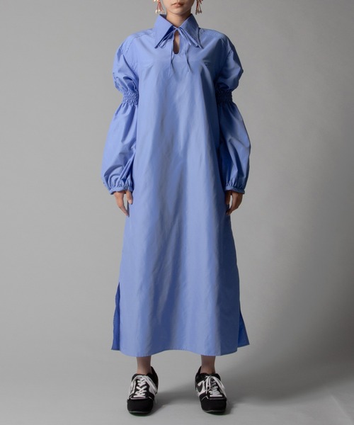 NON TOKYO（ノントーキョー）の「GATHER SLEEVE SHIRT ONE-PIECE