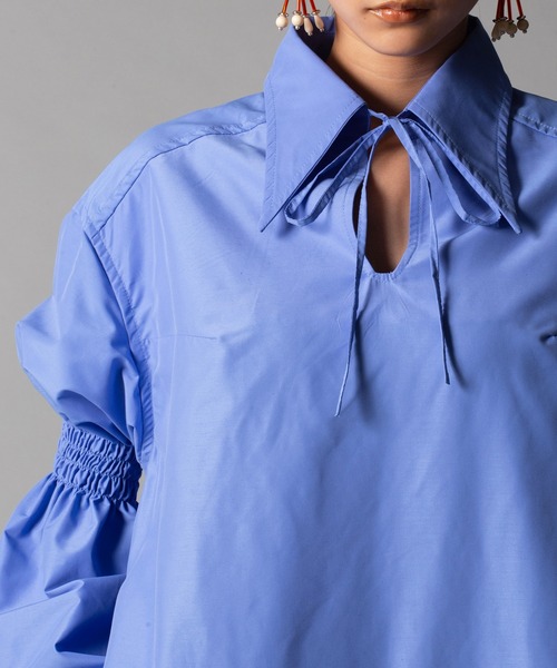NON TOKYO（ノントーキョー）の「GATHER SLEEVE SHIRT ONE-PIECE