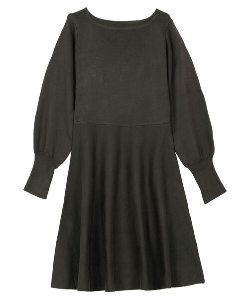 岡部あゆみさんコラボ ]選べる3タイプニットワンピース（ワンピース