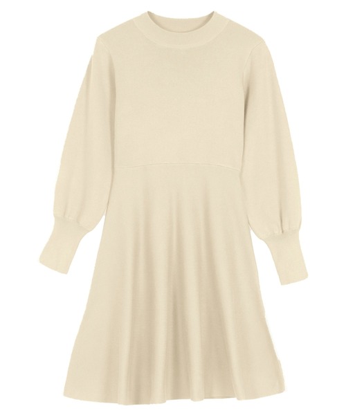 KOBE LETTUCE（コウベレタス）の「[ 岡部あゆみさんコラボ ]選べる3タイプニットワンピース（ワンピース・レディース・ブラック/アイボリー/ボルドー/モカ/ホワイト系その他/ブラック系その他/ブラウン系その他/レッド系その他/ネイビー系/ネイビー/ブラウン/ブラウン系/グレー系/チャコールグレー/ブルー系1/ベージュ系1/グレー系1/ライトベージュ/ベージュ系/ブルー系2/ホワイト系その他2/ネイビー系1/ブラック系その他2/ブルー系/ホワイト系2/ブラック系その他4/ダークグリーン系2/グレー系3/ネイビー系3/ホワイト系その他4/ホワイト系その他3/ベージュ系2/ネイビー系2/グレー系2/ダークグリーン系1/ブラック系その他3/ホワイト系1/ダークグリーン/オフホワイト/ダークグリーン系/ホワイト系/ベージュ系3/ブルー系3/ブルー系4/ブルー系5/ブルー系6/グレー系4/グレー系5/グレー系6/グレー系7/ホワイト系その他5/ホワイト系その他6/ホワイト系その他7/ホワイト×ブラック・1/2/3/5/4）」の7枚目の写真