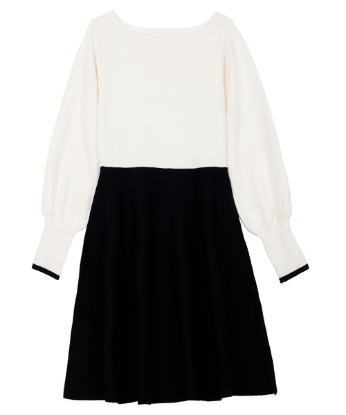 セール】[ 岡部あゆみさんコラボ ]選べる3タイプニットワンピース