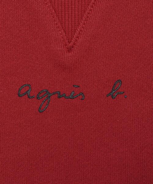 agnes b.（アニエスベー）の「WEB限定 S179 E SWEAT キッズ ロゴスウェット（スウェット・キッズ・レッド系その他・4YEAR/6YEAR/8YEAR/12YEAR/10YEAR）」の2枚目の写真