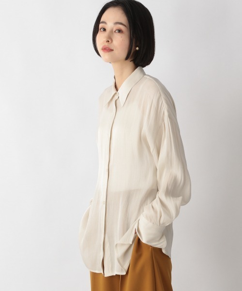 末元様へ LOWRYS FARM（ローリーズファーム）の「シャイニーシャツLS 235605