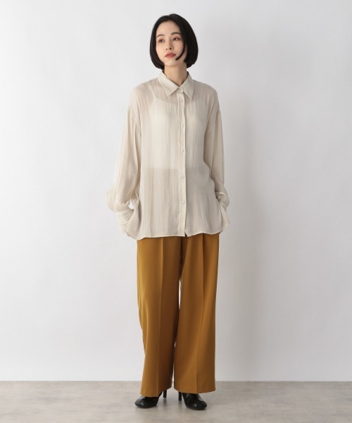 末元様へ LOWRYS FARM（ローリーズファーム）の「シャイニーシャツLS 235605