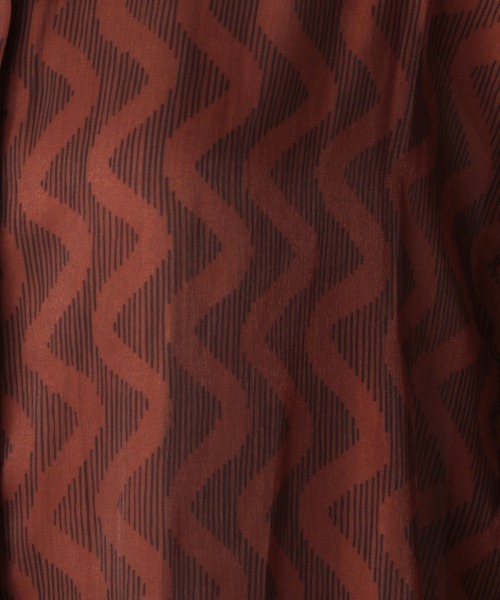 LOWRYS FARM(ローリーズファーム)の「シャイニーシャツLS 235605(シャツ/ブラウス・レディース・ブラウン系その他/ベージュ/ブルー系その他・FREE)」の6枚目の写真