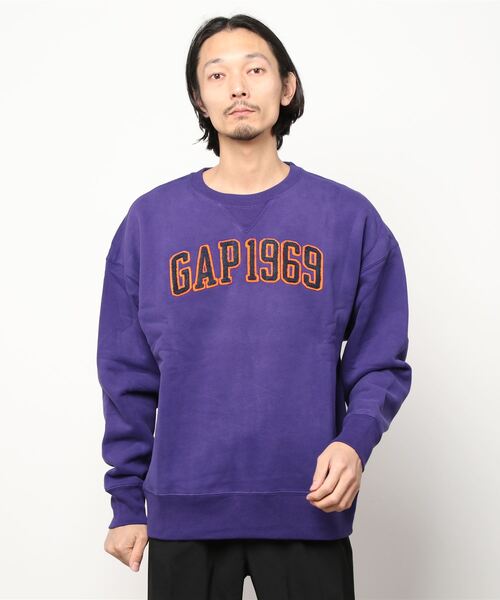GAP トレーナー　XS スウェット　1969カーボナイズドフリースクルーネック GAP - GAP トレーナー XS スウェット 1969カーボナイズドフリース