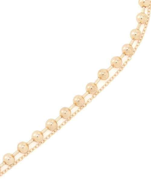 VIS（ビス）の「ボールチェーンレイヤードネックレス（ネックレス・レディース・ゴールド/シルバー・FREE）」の11枚目の写真