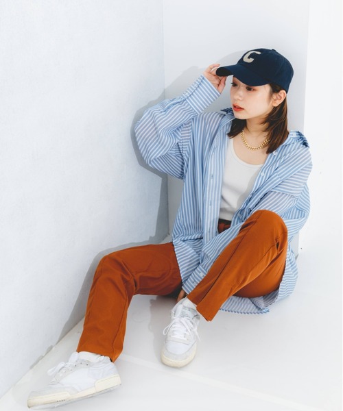 nemne store（ネンネストア）の「センターシームセミフレアスラックス（スラックス・レディース・グリーン/ボルドー/ダークオレンジ・SMALL/MEDIUM/X-SMALL）」の8枚目の写真