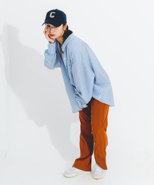 nemne store（ネンネストア）の「センターシームセミフレアスラックス（スラックス・レディース・グリーン/ボルドー/ダークオレンジ・SMALL/MEDIUM/X-SMALL）」の11枚目の写真