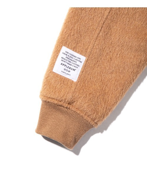 APPLEBUM（アップルバム）の「Alpaca Wool Stadium Jacket（ブルゾン・メンズ・ベージュ/ピンク・X-LARGE/LARGE/MEDIUM）」の8枚目の写真