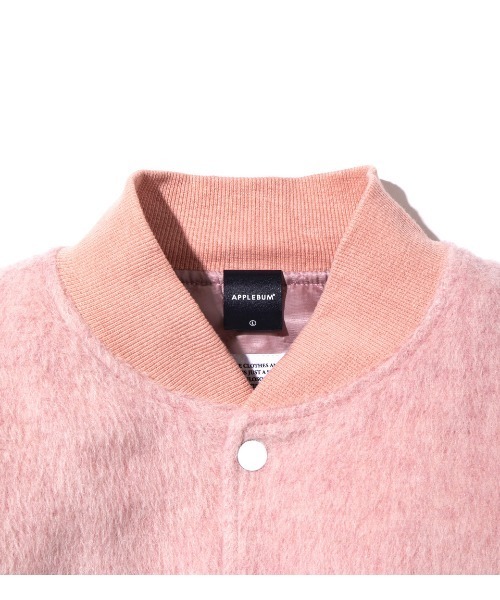 APPLEBUM（アップルバム）の「Alpaca Wool Stadium Jacket（ブルゾン・メンズ・ベージュ/ピンク・X-LARGE/LARGE/MEDIUM）」の13枚目の写真