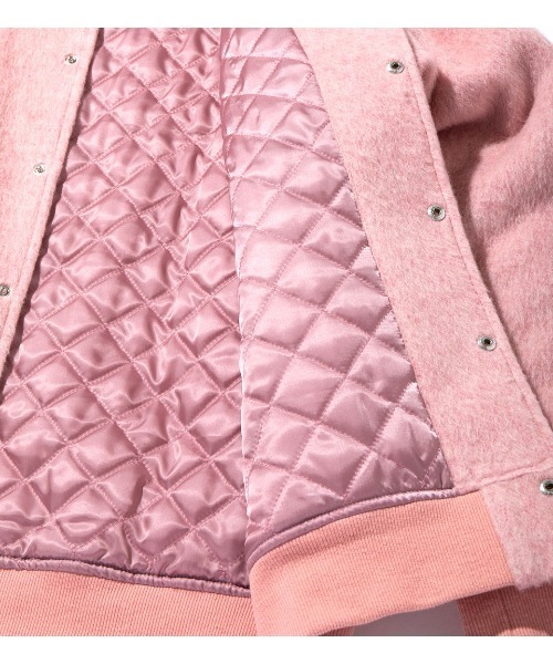 APPLEBUM（アップルバム）の「Alpaca Wool Stadium Jacket（ブルゾン・メンズ・ベージュ/ピンク・X-LARGE/LARGE/MEDIUM）」の16枚目の写真