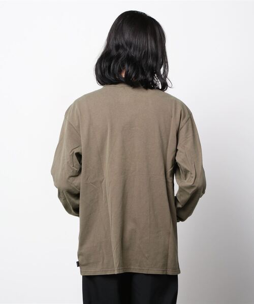 NIKE（ナイキ）の「NIKE AS M NSW TEE LS PREMIUM ESSNTL DJ1583-004/010（Tシャツ/カットソー・メンズ・ブラウン/ブラック・LARGE/X-LARGE/MEDIUM）」の4枚目の写真