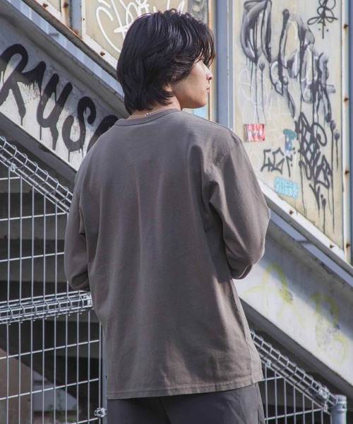 NIKE（ナイキ）の「NIKE AS M NSW TEE LS PREMIUM ESSNTL DJ1583-004/010（Tシャツ/カットソー・メンズ・ブラウン/ブラック・LARGE/X-LARGE/MEDIUM）」の7枚目の写真