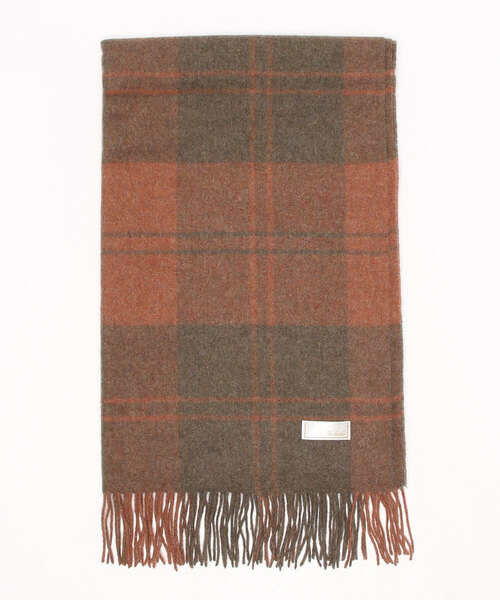 Te chichi(テチチ)の「大判チェックストール(ストール/ショール・レディース・レッド/ベージュ・フリ-)」の1枚目の写真