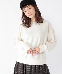 起毛スエットプルオーバー