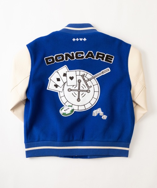 DONCARE（ドンケア）の「【DONCARE／ドンケア】カジノモチーフロゴスタジャン（スタジャン・メンズ・ブルー/グリーン・L/XL）」の15枚目の写真
