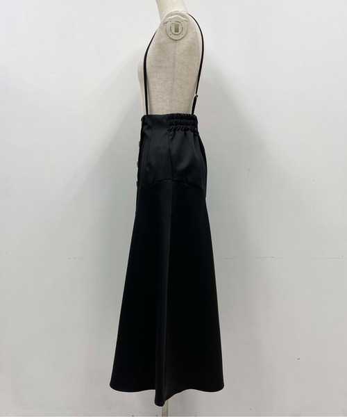 PICCIN（ピッチン）の「フロントボタンマーメイドスカート（サスペンダー付き）（スカート・レディース・ブラック/ピンク・M/L）」の18枚目の写真