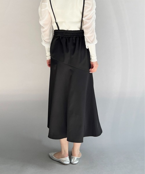 PICCIN（ピッチン）の「フロントボタンマーメイドスカート（サスペンダー付き）（スカート・レディース・ブラック/ピンク・M/L）」の12枚目の写真