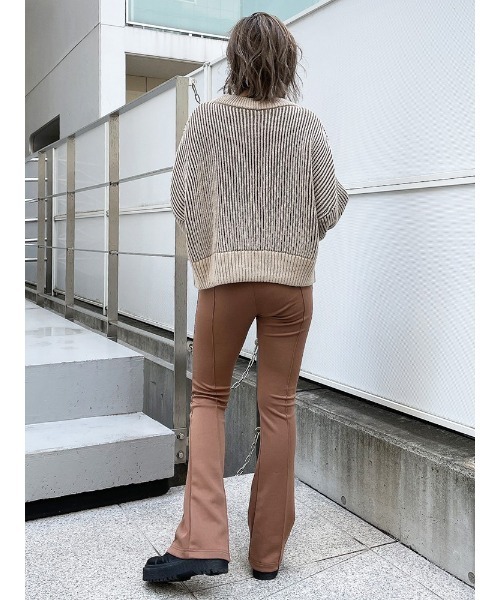 ENVYM（アンビー）の「スムースフレアＰＴ（その他パンツ・レディース・ブラック/ブラウン・FREE）」の13枚目の写真