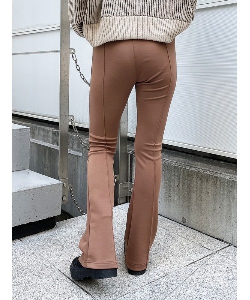 ENVYM（アンビー）の「スムースフレアＰＴ（その他パンツ・レディース・ブラック/ブラウン・FREE）」の11枚目の写真