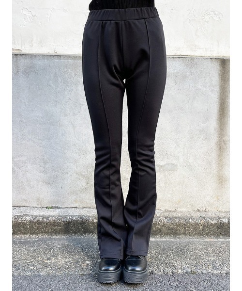 ENVYM（アンビー）の「スムースフレアＰＴ（その他パンツ・レディース・ブラック/ブラウン・FREE）」の7枚目の写真