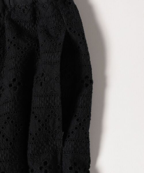 SHIPS any（シップス エニィ）の「SHIPS any:〈ウォッシャブル〉レース パッチワーク スカート（スカート・レディース・ホワイト/ブラック・ONE SIZE）」の7枚目の写真