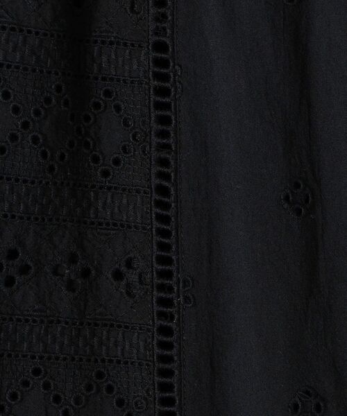 SHIPS any（シップス エニィ）の「SHIPS any:〈ウォッシャブル〉レース パッチワーク スカート（スカート・レディース・ホワイト/ブラック・ONE SIZE）」の11枚目の写真