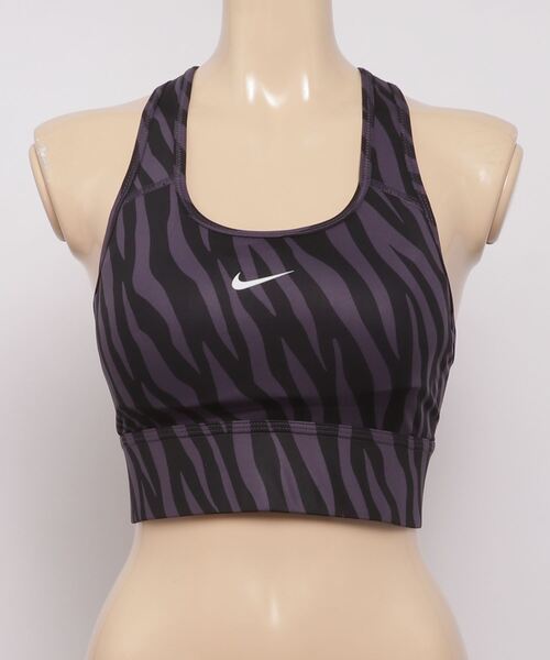 NIKE(ナイキ)の「NIKE/ナイキ SWOOSH ICON CLASH/スウッシュ アイコン クラッシュ ブラ(スポーツブラ・レディース・ブラック/グレー・M/L/S)」の7枚目の写真