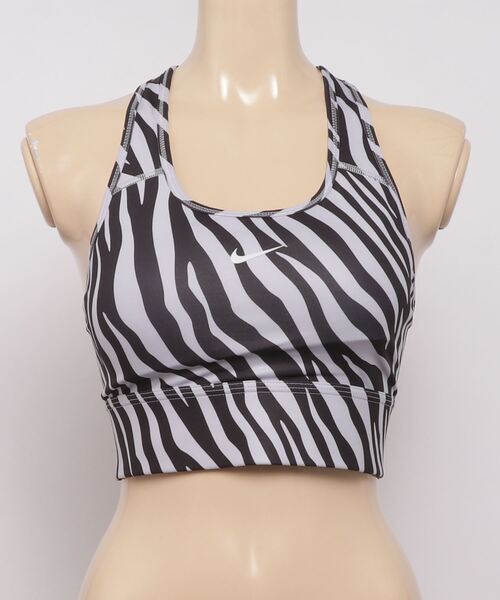 NIKE(ナイキ)の「NIKE/ナイキ SWOOSH ICON CLASH/スウッシュ アイコン クラッシュ ブラ(スポーツブラ・レディース・ブラック/グレー・M/L/S)」の5枚目の写真