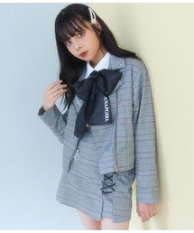 ANAP GｉRL | 刺繍入ライダースジャケット【卒服】(ライダースジャケット)