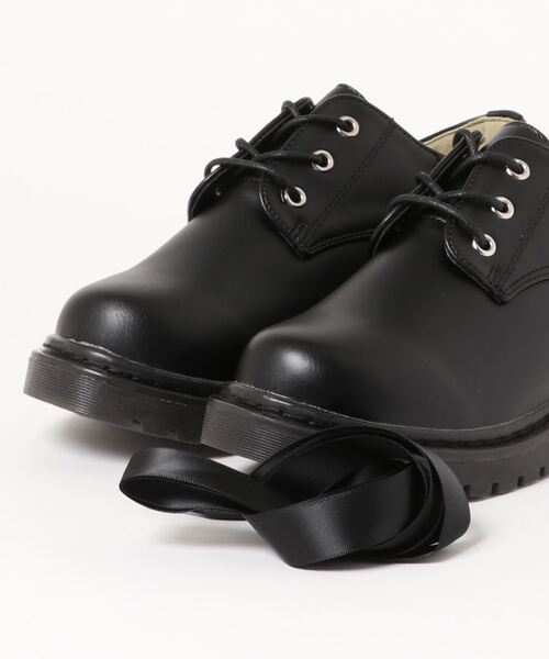 earth music&ecology(アースミュージックアンドエコロジー)の「《earth music&ecology》サテン紐マニッシュ EM-575(ローファー・レディース・ブラック/ダークブラウン/アイボリー・L/M/LL/S)」の7枚目の写真