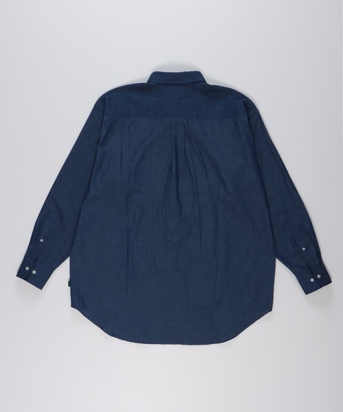FIDELITY(フィデリティ)の「BUTTON DOWN BIG SHIRT / ボタンダウンビッグシャツ・ビッグシルエット(シャツ/ブラウス・メンズ・ホワイト/ネイビー/オフホワイト・LARGE/MEDIUM)」の8枚目の写真