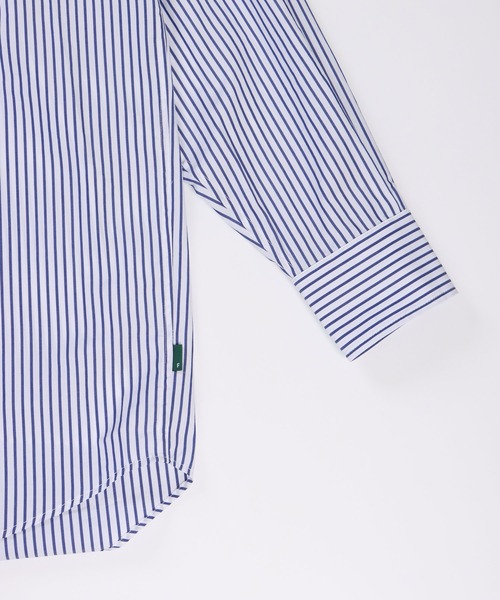 FIDELITY(フィデリティ)の「BUTTON DOWN BIG SHIRT / ボタンダウンビッグシャツ・ビッグシルエット(シャツ/ブラウス・メンズ・ホワイト/ネイビー/オフホワイト・LARGE/MEDIUM)」の11枚目の写真