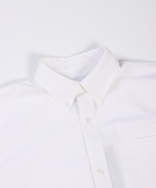 FIDELITY(フィデリティ)の「BUTTON DOWN BIG SHIRT / ボタンダウンビッグシャツ・ビッグシルエット(シャツ/ブラウス・メンズ・ホワイト/ネイビー/オフホワイト・LARGE/MEDIUM)」の12枚目の写真