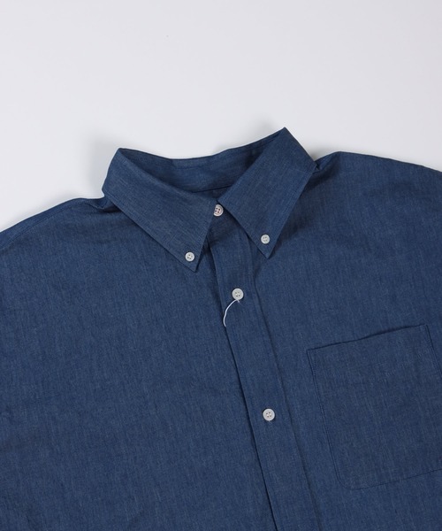 FIDELITY(フィデリティ)の「BUTTON DOWN BIG SHIRT / ボタンダウンビッグシャツ・ビッグシルエット(シャツ/ブラウス・メンズ・ホワイト/ネイビー/オフホワイト・LARGE/MEDIUM)」の15枚目の写真