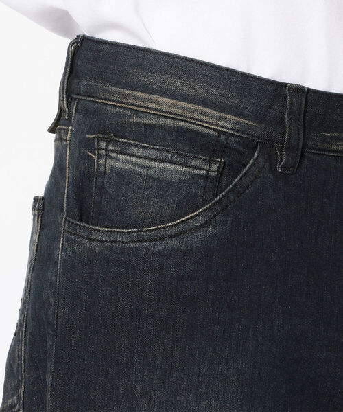 BACKLASH(バックラッシュ)の「ISAMU KATAYAMA BACKLASH(イサムカタヤマ バックラッシュ)切り替えデニム(デニムパンツ・メンズ・インディゴブルー・LARGE/MEDIUM/X-SMALL)」の5枚目の写真