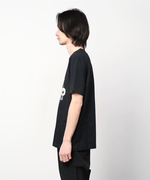 HUGO(ヒューゴ)の「サイバーバグ アートワーク コットンジャージー Tシャツ(Tシャツ/カットソー・メンズ・ブラック・L/XL/XS/S/M/XXL)」の7枚目の写真