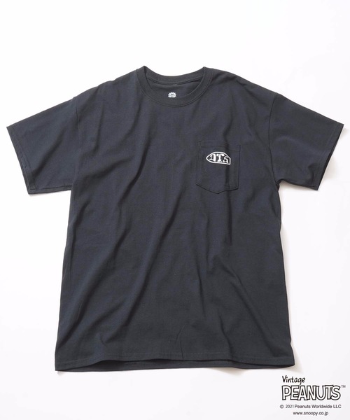 DOGTOWN(ドッグタウン)の「PEANUTS CHARLIE BROWN POCKET S/S T-SHIRTS/DOGTOWN(ドッグタウン)半袖Tシャツ(Tシャツ/カットソー・メンズ・ホワイト/ブラック・MEDIUM/LARGE/X-LARGE/XX-LARGE)」の8枚目の写真