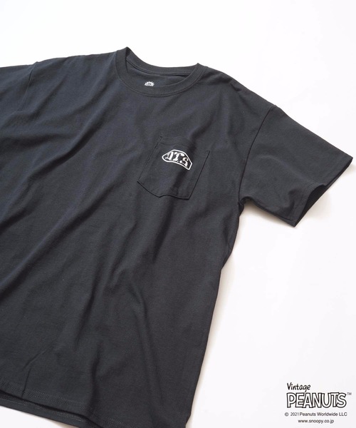 DOGTOWN(ドッグタウン)の「PEANUTS CHARLIE BROWN POCKET S/S T-SHIRTS/DOGTOWN(ドッグタウン)半袖Tシャツ(Tシャツ/カットソー・メンズ・ホワイト/ブラック・MEDIUM/LARGE/X-LARGE/XX-LARGE)」の10枚目の写真