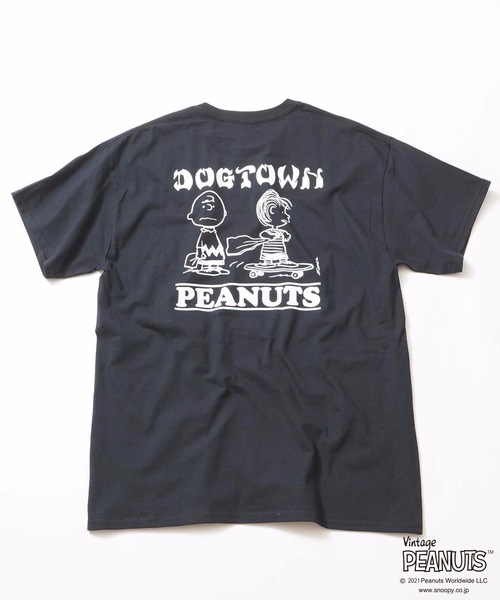 DOGTOWN(ドッグタウン)の「PEANUTS CHARLIE BROWN POCKET S/S T-SHIRTS/DOGTOWN(ドッグタウン)半袖Tシャツ(Tシャツ/カットソー・メンズ・ホワイト/ブラック・MEDIUM/LARGE/X-LARGE/XX-LARGE)」の9枚目の写真