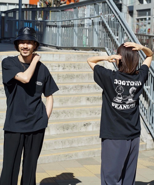 DOGTOWN(ドッグタウン)の「PEANUTS CHARLIE BROWN POCKET S/S T-SHIRTS/DOGTOWN(ドッグタウン)半袖Tシャツ(Tシャツ/カットソー・メンズ・ホワイト/ブラック・MEDIUM/LARGE/X-LARGE/XX-LARGE)」の15枚目の写真