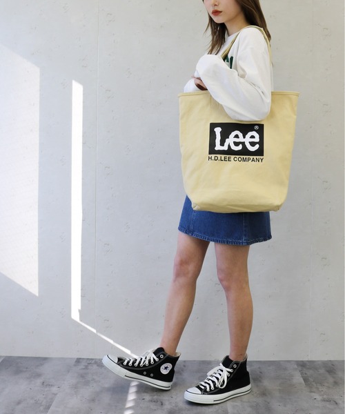 セール】Lee/リー ヘビーキャンバス ロゴ入り ライトカラー