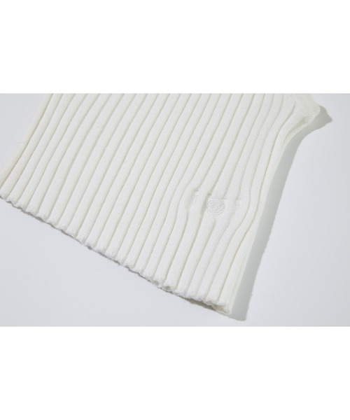 EKCOOKIES（イーケークッキーズ）の「【 ユニセックス 】【 EKCOOKIES 】ワンショルダーリブニット（ニット/セーター・レディース・ホワイト/ブラック/サックスブルー・S/M）」の7枚目の写真